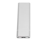 Shanrya Custodia SSD, Custodia SSD NVME Usb3.1 Tipo C Lega di Alluminio Trasferimento Ad Alta velocità Doppio Protocollo per 2280 Mm (Argento)