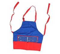 Shanrya Grembiule per Insegnare Storie, Grembiule per Narrazione in Feltro Rosso Blu Migliora l'interessante Skin Friendly Facile Attaccare per l'aula