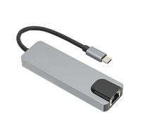 Shanrya Hub USB C, 87W PD Quick Charge USB 3.0 2.0 Hub USB 5 in 1 per Tablet Laptop