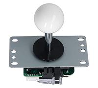 Shanrya Kit Joystick per Giochi Arcade, Kit Fai da Te per Giochi Arcade Parti Ampia Applicazione con Scheda Encoder Joystick a 10 Pulsanti per MAME per Fight Stick per Giochi per PC(Bianco)
