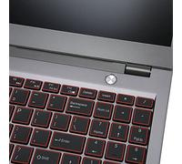 Shanrya Laptop Portatile, Tastiera Retroilluminata a 6 Core 8000 mAh I7 CPU di Nona Generazione 16 GB di SSD da 256 GB Notebook da 15,6 Pollici con Lettore di Impronte Digitali per Lavorare con