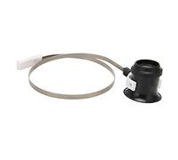 Shanrya Lenti d'ingrandimento per Orologi Strumento di Osservazione Lenti d'ingrandimento per Riparazione di Orologi Guscio in ABS Compatto con Anello in Acciaio Inossidabile per la