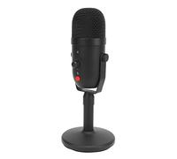 Shanrya Microfono a Condensatore Cardioide, Microfono USB Monitoraggio in Tempo Reale Suono Chiaro Plug And Play Professionale per Il Gioco per la Registrazione