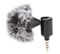 Shanrya Microfono cardioide da 3,5 mm, mini microfono da 3,5 mm Plug and Play Microfono cardioide da 3,5 mm con 1 microfono per fotocamere