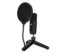 Shanrya Microfono per PC, decodifica USB Microfono USB Riduzione del Rumore per Lo Streaming per l'apprendimento a Distanza per Le riunioni