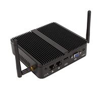 Shanrya Mini PC, 4K 60Hz Interfacce Multiple Mini Computer 2.4G 5.0G WiFi per Ιntel Celeron J4125 per Desktop (Spina Europea)