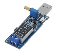 Shanrya Modulo regolatore di Tensione, convertitore Boost DC-DC Regolabile 5 V a 3,3 V 9 V 12 V 24 V Potenziometro accurato per misuratori Riparazione per debug di Strumenti