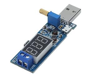 Shanrya Modulo regolatore di Tensione, convertitore Boost DC-DC Regolabile 5 V a 3,3 V 9 V 12 V 24 V Potenziometro accurato per misuratori Riparazione per debug di Strumenti