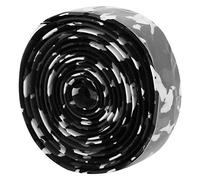 Shanrya Nastri Manubrio Bici, Nastri Manubrio Assorbimento Sudore Resistente all'Usura Portatile per Mountain per Bici da Strada per Bici Pieghevole(Camuffamento in Bianco e Nero)