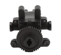Shanrya RC Gear Box Diff Set, 1/16 RC Set Differenziale Posteriore per Auto Potente Ingranaggio Interno Liscio Nero per S16 EX16