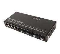 Shanrya Switch Ethernet, Switch in Fibra SFP Plug And Play Indicatore LED 8 Porte Lossless autoadattabili per la Rete (Unione Europea)