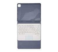 Shanrya Tastiera per Tablet Portapenne Custodia Protettiva Magnetica Tastiera Wireless per Air 4 5 (Viola)