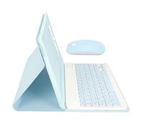 Shanrya Tastiera Wireless, Cover per Tastiera Intelligente con Riattivazione Automatica Perfetta con Portapenne per Tablet PRO da 10,5 Pollici (Blu)