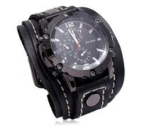 SHANSHU Men's Casual Watches Pointer Display Bracelets Watch with Leather Strap Men's Matching Suit Watches for Husband Friends Neighbors Son
