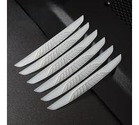 SHANXIYINGHAIBAIHUODIAN 6 Pezzi Paracolpi Proteggi Portiere Auto per Seat Arona 1 (I) KJ7 I 2017-2024, Strisce Protettive Universali Auto Strisce Decorative Anti-sfregamento,White