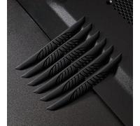 SHANXIYINGHAIBAIHUODIAN 6 Pezzi Paracolpi Proteggi Portiere Auto per VW Touran 2 (II) 5T I 2015-2024, Strisce Protettive Universali Auto Strisce Decorative Anti-sfregamento,Black