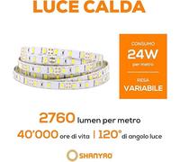 SHANYAO - SET 5 MT STRIP LED P&P 1530 LUM.L.C