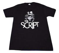 SHANYE ZHENPIN The Script Band Mens T Shirt Black 3XL