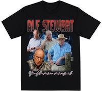 SHANYE ZHENPIN Vintage Alf Stewart - Home & Away Homage T-Shirt Funny 90S Tee Men's T-Shirts Black XL