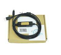 Shao Dong Cavo di programmazione PLC USB-XGB+XBC XBM Series Download Cavo di comunicazione Nero Versione ad alte prestazioni Chip FT232 Isolamento ISO