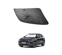 SHAOHAO Compatibile con Audi Q5 S RS 2018-2026 Ombrello parasole per auto Parasole per parabrezza Facile da riporre Maniglia con cordino Protezione UV Accessori parasole