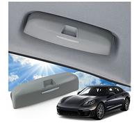 SHAOHAO Custodia per occhiali da sole Compatibile con Audi A3 A4 A5 A6 A7 Q3 Q5 Q7 B8 B9 C7 C8 8V S3 S4 S5 Grigio Custodia per occhiali da auto Custodia per occhiali da auto