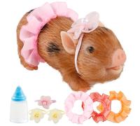 Shaojian Mini Morbida Realistica Bambola Maiale in Silicone da 5 Pollici Completo Corpo in Silicone con Vestiti