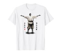 Shaolin Chi Gong. Maglietta bianca regalo per uomini, donne, bambini. Maglietta