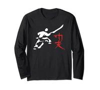 Shaolin Figura Con Alabarda Cinese - Arti Marziali KUNG FU Maglia a Manica