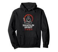 Shaolin Spirit Zen Arti Marziali Monaco Felpa con Cappuccio