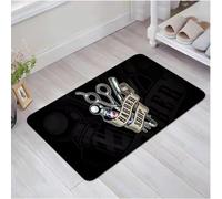 SHAOPENGA Tappeto Per Barbiere Area Di Ingresso Di Casa Zerbino Antiscivolo Bagno Poggiapiedi Salone Di Bellezza Parrucchieri Tappetino Per Decorazioni Per Pavimenti 60X90 Cm
