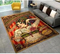 SHAOPENGA Tattoo Studio Tappeto Mystic Witchcraft Tappeto Per Soggiorno Decorazioni Divano Tavolo Tappeti Tatuaggio Studio Zerbino Decor 60X90Cm