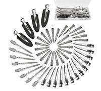 Shaorangrang Fermaglio per capelli a coccodrillo in metallo antiruggine, adatto per lo styling delle donne, tintura dei capelli, saloni, fiocchi