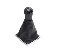 SHAOXING Manopola Cambio Per Ford Per Focus 2 Per MK II 2005 2006 2007 2008 2009 2010 2011 5-velocità Per Pomello Del Cambio Manuale PU Ghetta In Materiale sintetico Boot Copertura(Black)