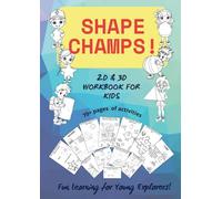 Shape Champs: 2D & 3D Workbook for Kids: Fun Tracing, Colouring and Learning Games for Preschool/ Age 3-7