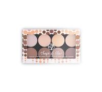 Shape & Glow Highlight & Contour Powder Palette - Professional 8 Shade Face Makeup Palette