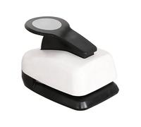 Shape Hole Punch - Decorative Shape Cutter for Paper Crafting | Sturdy Metal with Comfort Grip, Round Embossing Hole Puncher, DIY Scrapbook Cardmaking Planner Envelope Accessories for Classroom Office