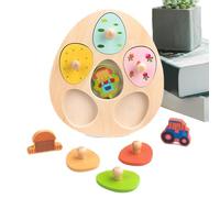 Shape Puzzle - Wooden 19.8cm, Wooden Toy, Hand Skill Development | Cognitive Learning Play, Fine Motor, Sorting Game For Kids Travel, School Classroom, Road Trip, Quiet Time, Stocking Gift