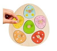 Shape Puzzle - Wooden Fine Motor Matching Board Game, Educational Shape Peg Puzzle for Kids, Enhances Coordination and Learning Road Trips, School, Travel, Classroom, Boys, Girls, Stocki