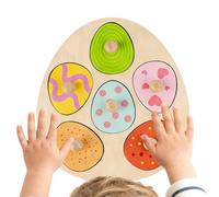 Shape Puzzle | Wooden Fine Motor Matching Board Game | Shape Peg Puzzle | F