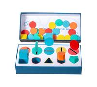 Shape Sorters - Wooden Sorting Toys For Early Learning | Colorful Matching Blocks With Shape Board, Sensory Toy For Kids, Cognitive Development Game For Boys And Girls, Age 2-4 Year