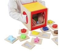 Shape Sorting Toy, Wooden Sensory Sorter Table Game, Interactive Educational Learning Toy, Preschool Boys and Girls, Activity for Cognitive Skill Development