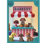 Shape & Spark Notebook: Alternating 1-Inch Tri-Lined and Blank Pages for Comfortable Handwriting Support and Creative Expression (Barkery)