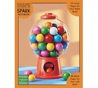 Shape & Spark Notebook: Alternating 3/4-Inch Tri-Lined and Blank Pages for Guided Handwriting Practice and Imaginative Thinking (Treats)