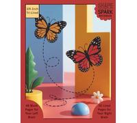 Shape & Spark Notebook: Alternating 3/4-Inch Tri-Lined and Blank Pages for Guided Handwriting Practice and Imaginative Thinking (Butterflies)