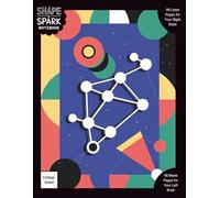 Shape & Spark Notebook: Alternating College-Ruled and Blank Pages for Focused Writing, Note-Taking, and Creative Expression (Colorful Constellation)