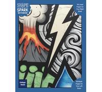 Shape & Spark Notebook: Alternating College-Ruled and Blank Pages for Focused Writing, Note-Taking, and Creative Expression (Graffiti Force of Nature 1)