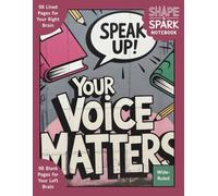 Shape & Spark Notebook: Alternating Wide-Ruled and Blank Pages for Writing, Sketching, Planning, and Creative Exploration (Graffiti Speak Up 5)