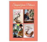 Shaped from Patience (Wall Calendar 2026 DIN A2 portrait), CALVENDO 12 Month Wall Calendar: Be inspired by the timeless elegance of these miniature wonders - bonsai trees