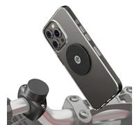 Shapeheart - Innovazione francese - Supporto universale per telefono Moto e Velo Pro con piastra metallica adesiva. Moto, MTB, Antiurto e Rotazione 360°